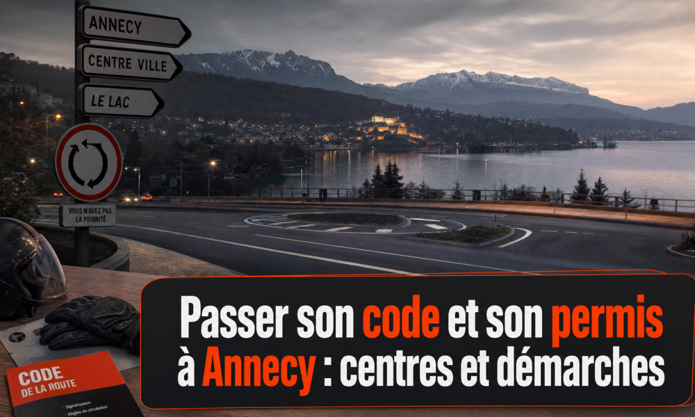 Passer son code et son permis à Annecy : centres et démarches