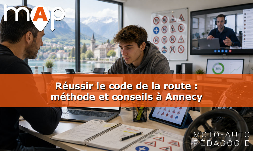 Réussir le code de la route : méthode et conseils à Annecy