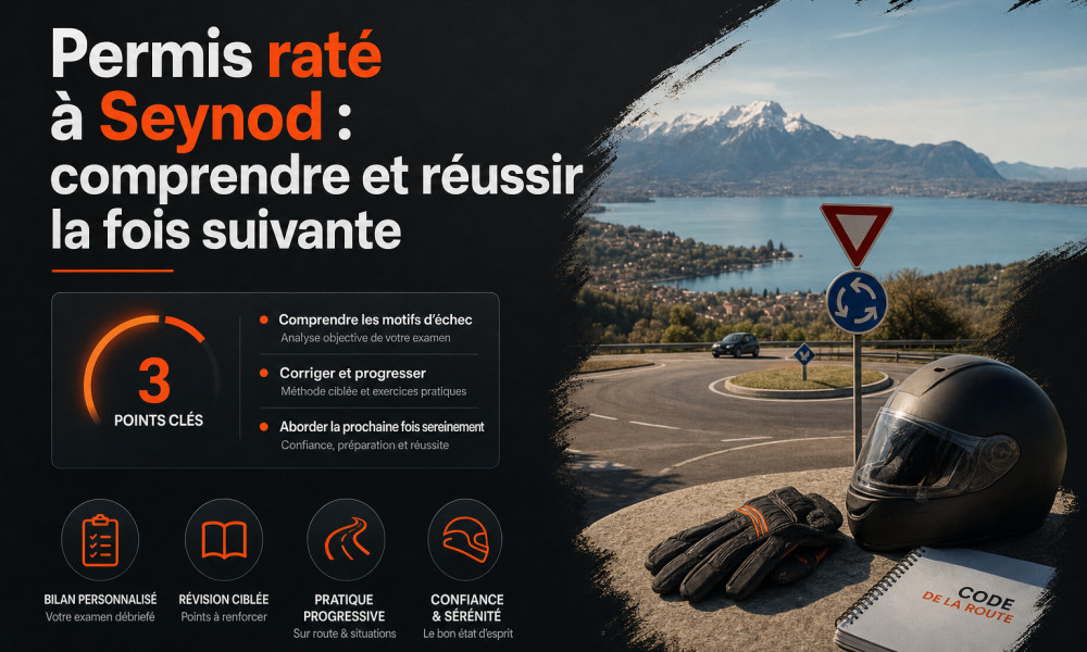Permis raté à Seynod : comprendre et réussir la fois suivante